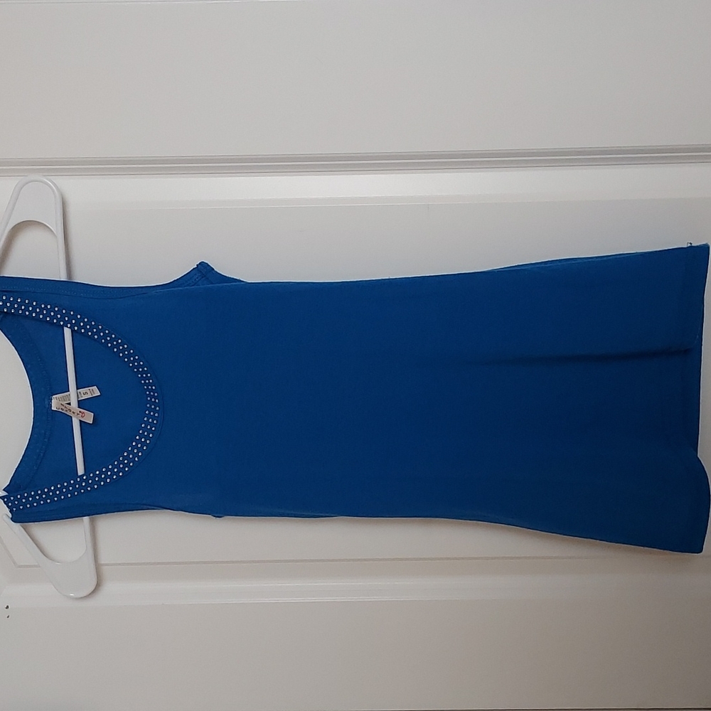 Cute blue tank top